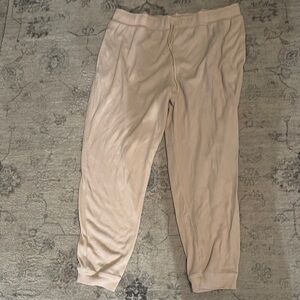 PINK Victoria's Secret Cream Joggers